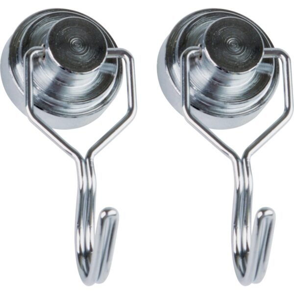 Teacher Created Resources Strong Magnetic Hooks 20 lb (9.07 kg) Capacity - 0.1" Height x 1" Width x 1.5" Length - for Classroom - Magnetic - 2 / Pack (20787)