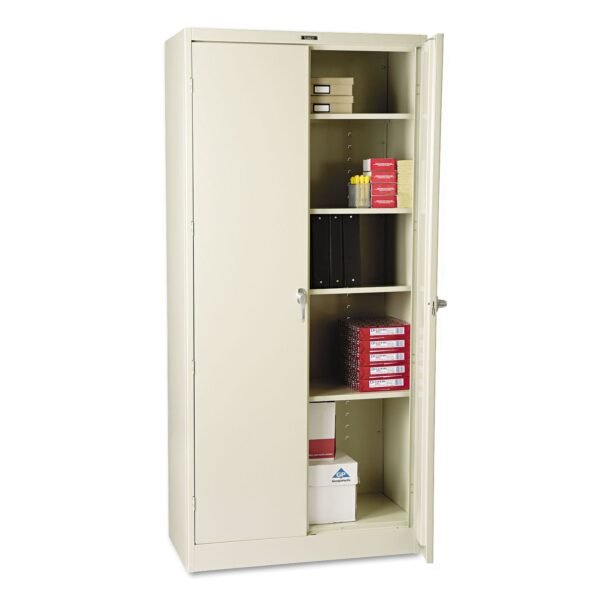 Tennsco 78" High Deluxe Cabinet, 36w x 18d x 78h, Putty (1870PY)