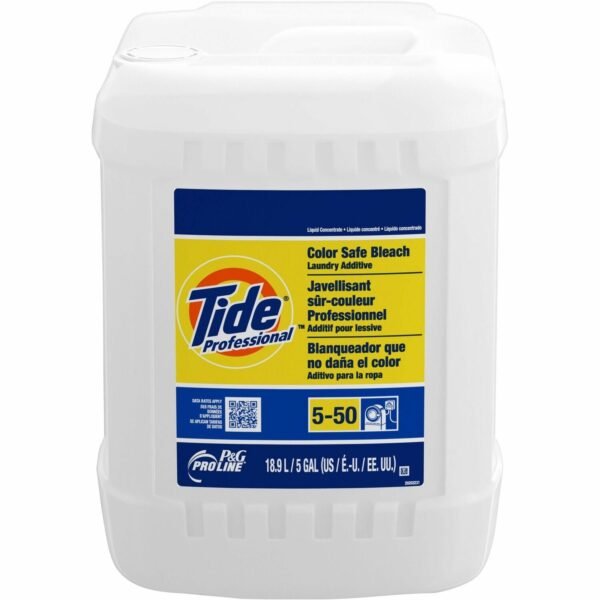 Tide Pro Line Professional Color Safe Bleach Laundry Additive For Laundry, Garment, Linen - Concentrate - Liquid - 640 fl oz (20 quart) - Color Safe, pH Neutral, Soft,...