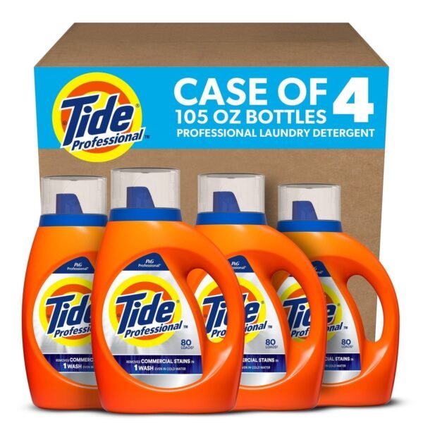 Tide® Professional Liquid Laundry Detergent, 105 oz., 4 Pour Bottles (14116)