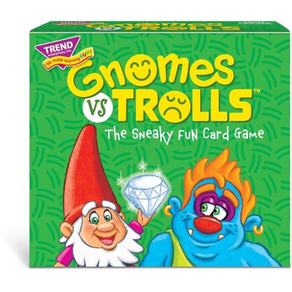 Trend Gnomes vs Trolls Three Corner Card Game 63 Card(s) - Fun - Matching - 2 to 4 Players - 1 Each (T20003)