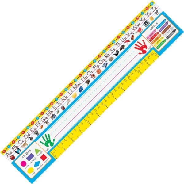 Trend PreK-1 Desk Toppers Reference Name Plates 3.75" Height x 18" Width x 16" Length - 36 / Pack (69401)
