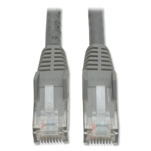Tripp Lite CAT6 Gigabit Snagless Molded Patch Cable, 50 ft, Gray (N201050GY)