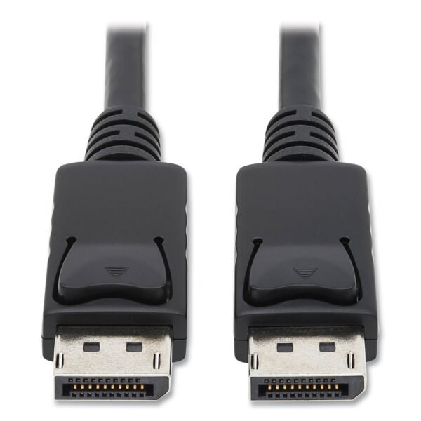 Tripp Lite DisplayPort Cable with Latches (M/M), 6 ft, Black (P580006)