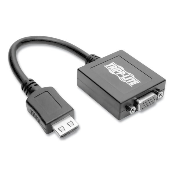Tripp Lite HDMI to VGA with Audio Converter Cable, 6", Black (P13106N)