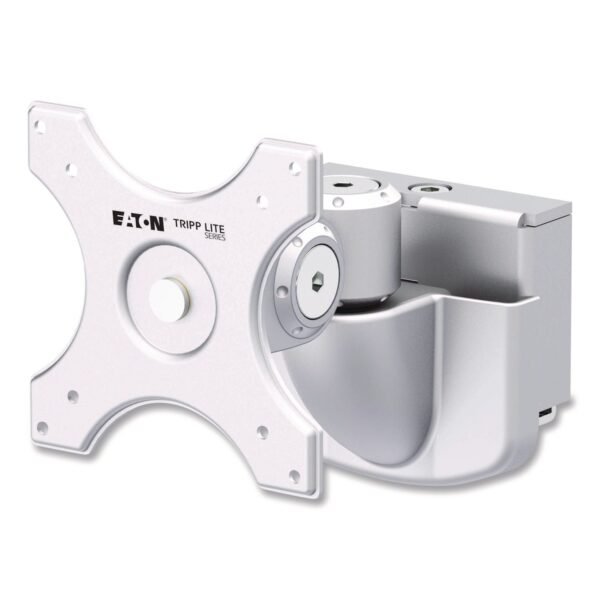 Tripp Lite Monitor Mount for Slat Wall System for 32" TVs, 4.9w x 5.1d x 7.5h, Silver, Supports 22 lb (DMSW1332STAA)