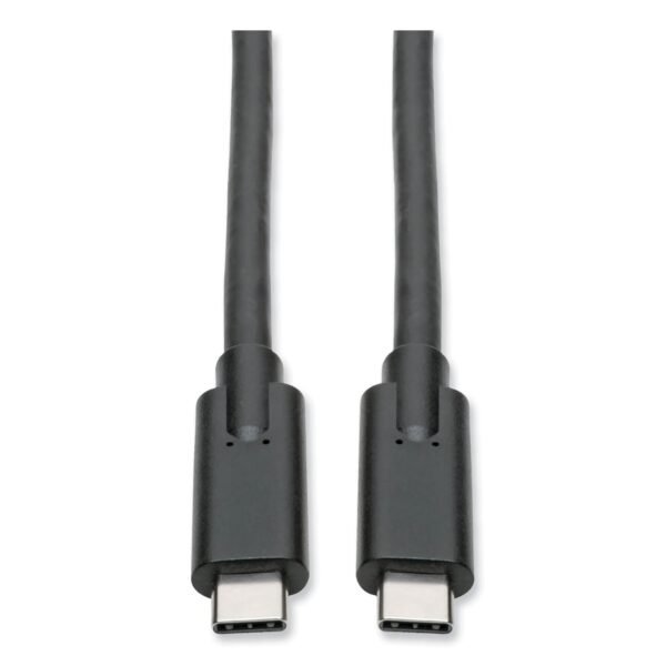 Tripp Lite USB 3.1 Gen 1 (5 Gbps) Cable, USB Type-C (USB-C) to USB Type-C (M/M), 5 A, 6 ft, Black (U4200065A)