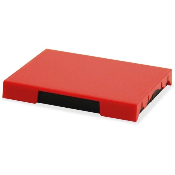 Trodat 4727 Dater Replacement Pad 1.6" Height x 2.5" Width - Red - Plastic - 1 Each (P4727RD)