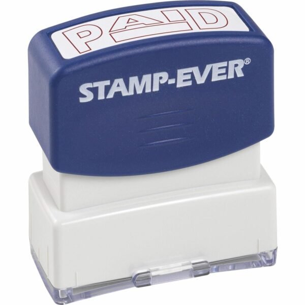 Trodat Pre-inked PAID Message Stamp Message Stamp - PAID - 0.56" Impression Width x 1.69" Impression Length - Red - 1 Each (5959)