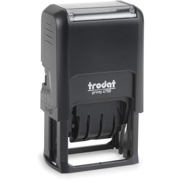 Trodat Received Date Stamp Date Stamp - RECEIVED - 1" Impression Width x 1.63" Impression Length - 10000 Impression(s) - Blue, Red - Recycled - 1 Each (E4752)
