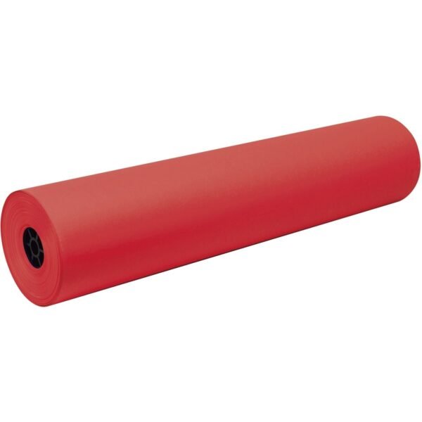 Tru-Ray Construction Paper Art Roll Mural, Art Project, Banner - 36" Width x 500 ft Length - Festive Red - Sulphite - 1 Roll (P100601)