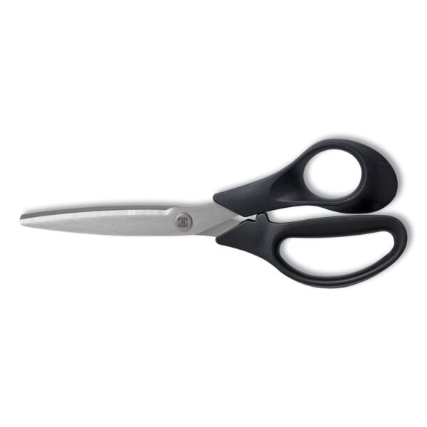 TRU RED Stainless Steel Scissors, 8" Long, 3.58" Cut Length, Straight Black Handle (24380510)