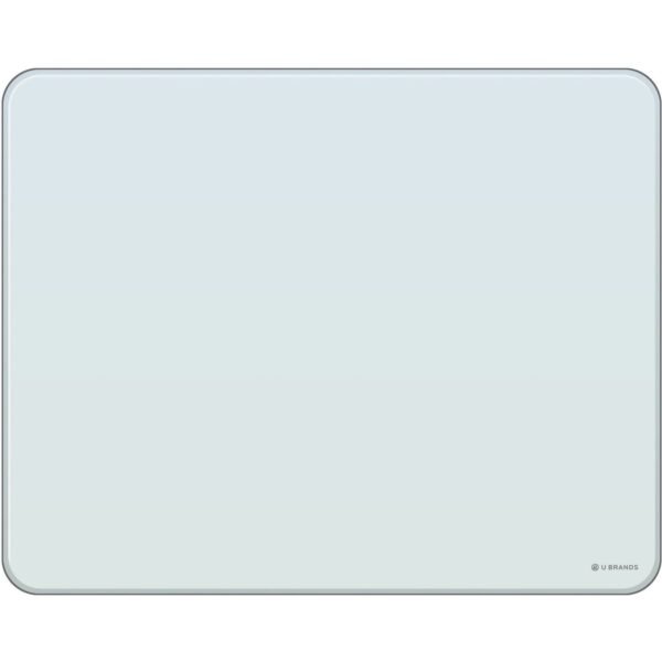 U Brands Frosted Glass Dry Erase Board 20" (1.7 ft) Width x 16" (1.3 ft) Height - Frosted White Tempered Glass Surface - Rectangle - Horizontal - Magnetic - 1 Each (3032U0001)