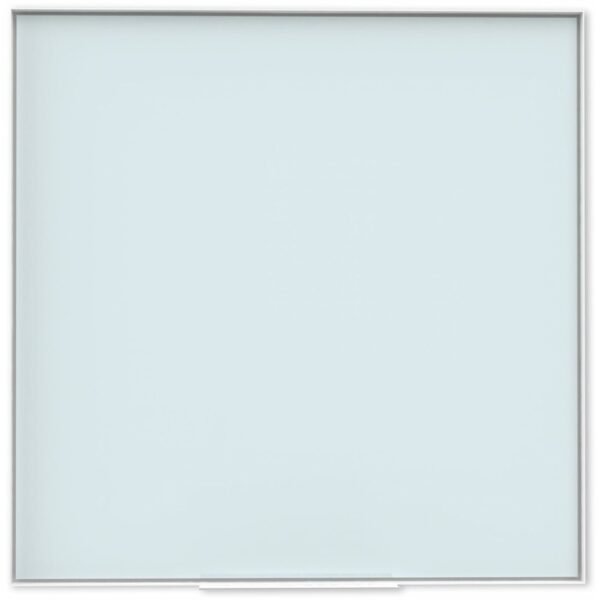U Brands Frosted Glass Dry Erase Board 36" (3 ft) Width x 36" (3 ft) Height - Frosted White Tempered Glass Surface - White Aluminum Frame - Square - Horizontal/Vertical - 1 Each...