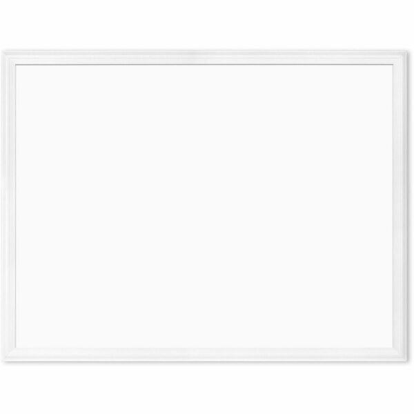 U Brands Magnetic Dry Erase Board 40" (3.3 ft) Width x 30" (2.5 ft) Height - White Painted Steel Surface - White Decor Frame - Rectangle - Horizontal/Vertical - Magnetic -...