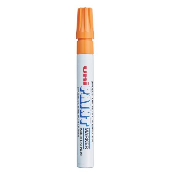 uni Paint Permanent Marker, Medium Bullet Tip, Orange (63607)