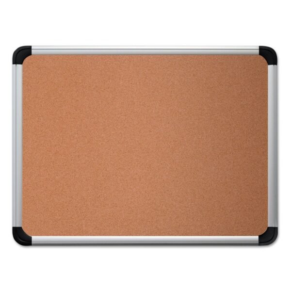 Universal Cork Board with Aluminum Frame, 36 x 24, Tan Surface (UNV43713)