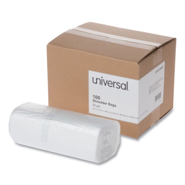 Universal High-Density Shredder Bags, 56 gal Capacity, 100/Box (UNV35952)