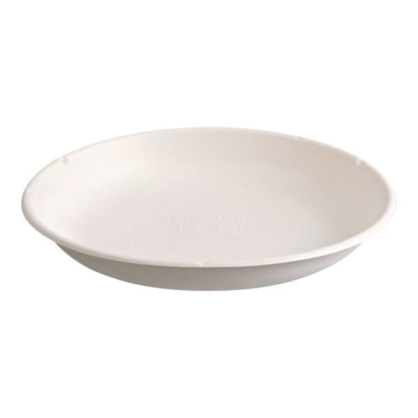 Vanguard Worldview Renewable And Compostable Sugarcane Take-out Containers, 34.1oz, 9 X 9 X 1.25, White, Sugarcane, 400/ct
