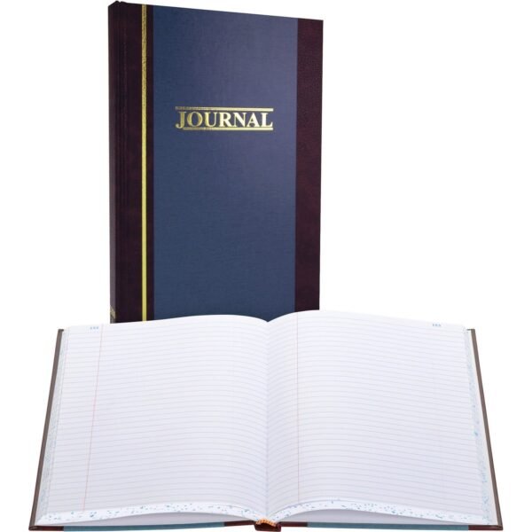 Wilson Jones S300 Record Ruled Account Journal 300 Sheet(s) - 7.25" x 11.75" Sheet Size - Blue - White Sheet(s) - Blue Cover - 1 Each (S3003R)