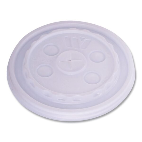 WinCup Plastic Lids for Foam Cups and Bowls, Slotted, Fits 12 oz to 24 oz Cold Cups, Translucent, 1,000/Carton (221935)