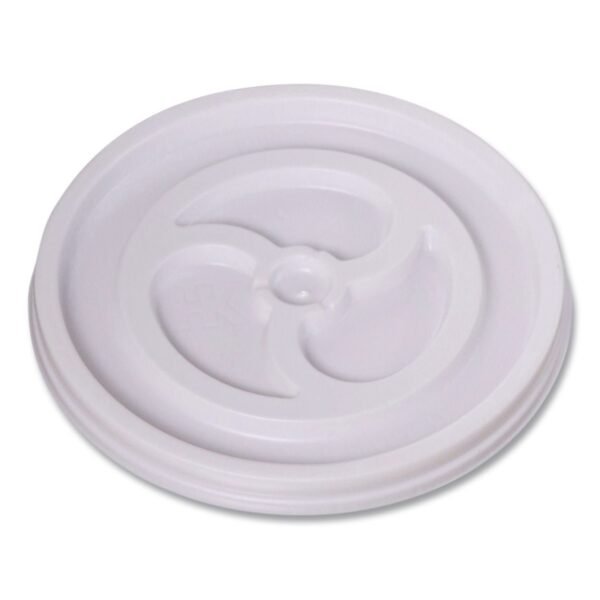 WinCup Plastic Lids for Foam Cups and Bowls, Vented, Fits 6 oz Hot Cups, White, 1,000/Carton (222076)