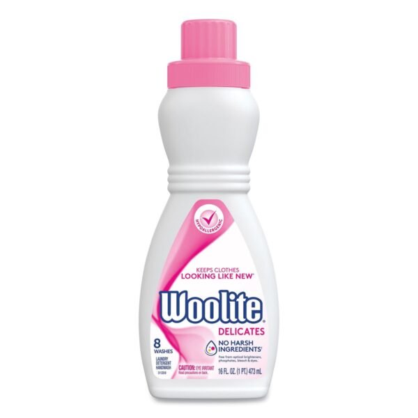 WOOLITE Laundry Detergent for Delicates, Light Scent, 16 oz Bottle, 12/Carton (06130CT)