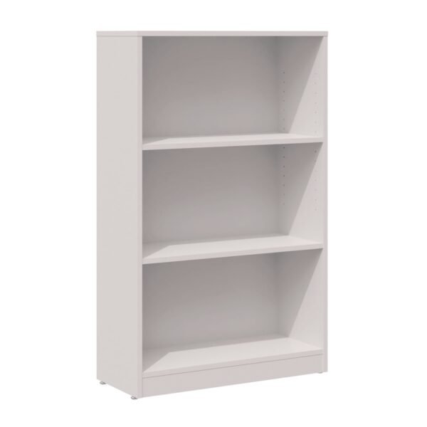 Workspace by Alera Three-Shelf Bookcase, 27.56" x 11.42" x 44.33", White (ALEWS281248WT)