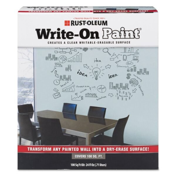 Write-on Paint, Interior, Matte Clear, 24 Oz Pouch