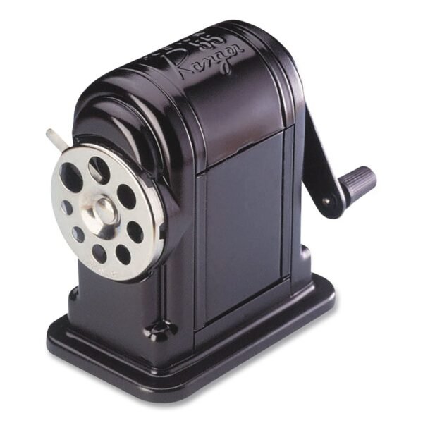 X-ACTO Ranger 55 Classroom Manual Pencil Sharpener, Manually-Powered, 3.25 x 6 x 5.5, Black (1001)