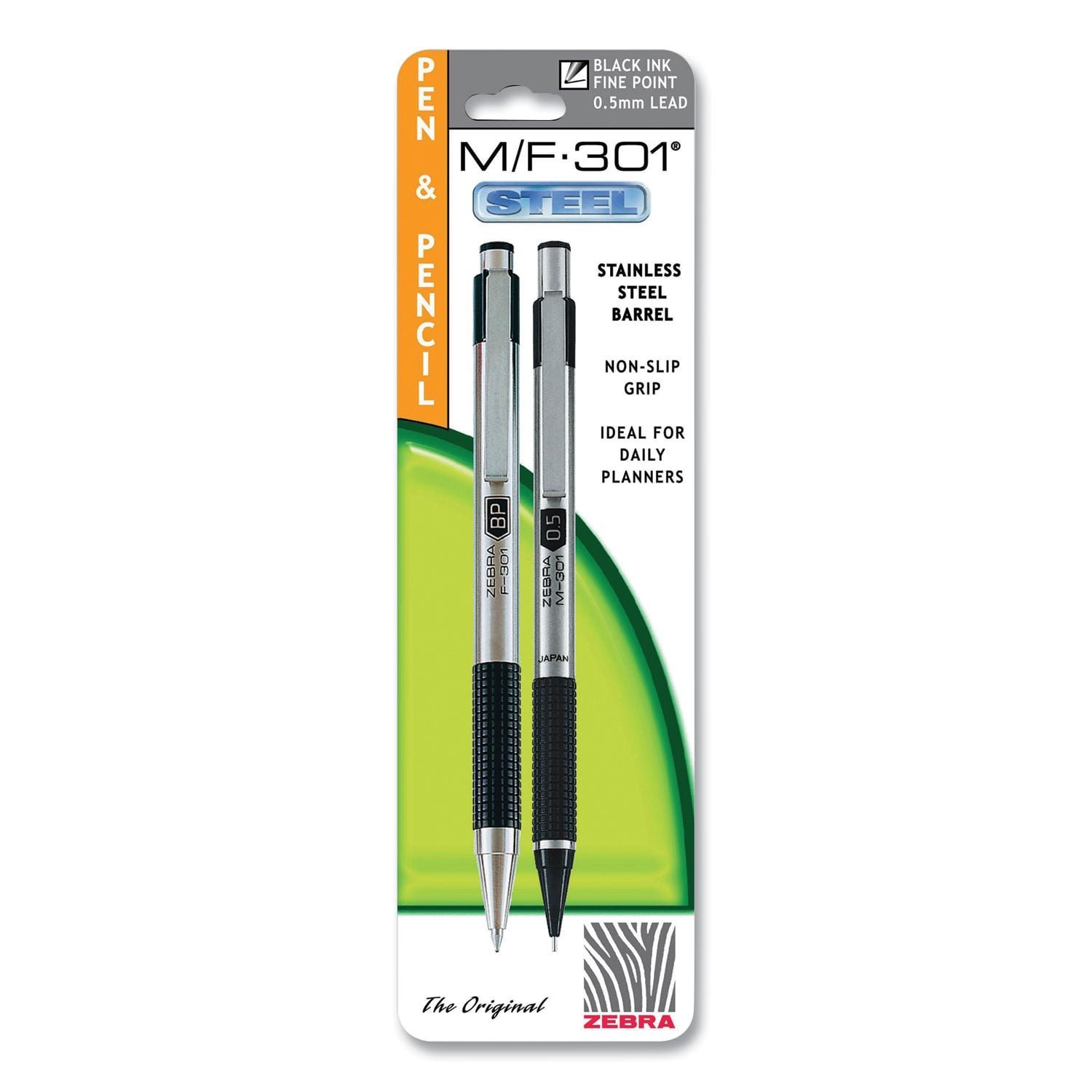 zebra-m-f-301-stainless-steel-retractable-pen-and-pencil-set-07-mm-black.jpg