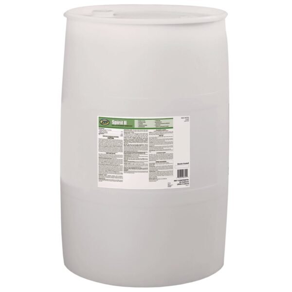 Zep Spirit II Ready-to-Use Detergent Disinfectant, Citrus Scent, 55 gal Drum (67986)