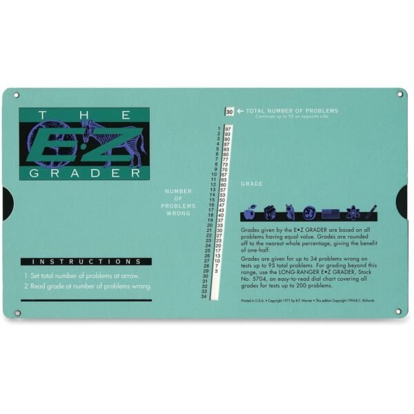 Advantus E-Z Grader Chart Skill Learning: Chart - 1 Each (5703)