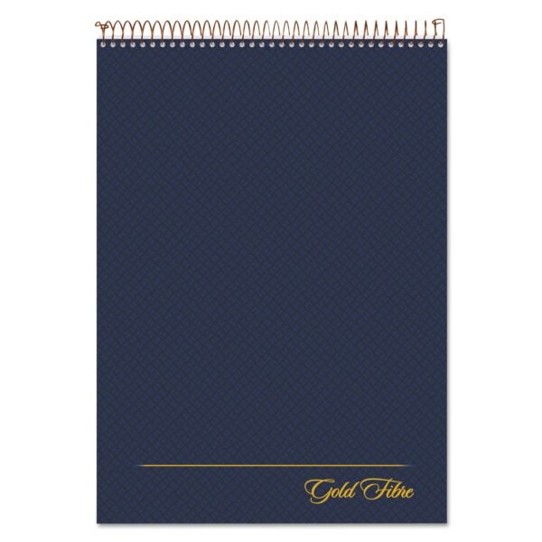 Ampad Gold Fibre Wirebound Project Notes Pad, Project-Management Format, Navy Cover, 70 White 8.5 x 11.75 Sheets (20815)