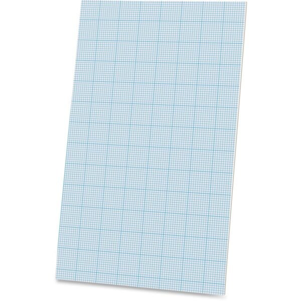 Ampad Graph Pad 40 Sheets - Glue - 20 lb Basis Weight - Legal - 8 1/2" x 14" Sheet Size - White Paper - Chipboard Backing - 1 Pad (22028)