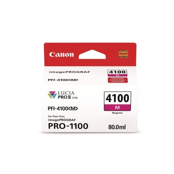 Canon 6779C002AA (PFI-4100) High-Yield Ink, Magenta