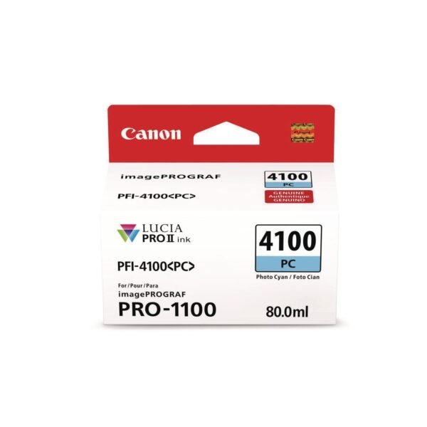 Canon 6781C002AA (PFI-4100) High-Yield Ink, Photo Cyan