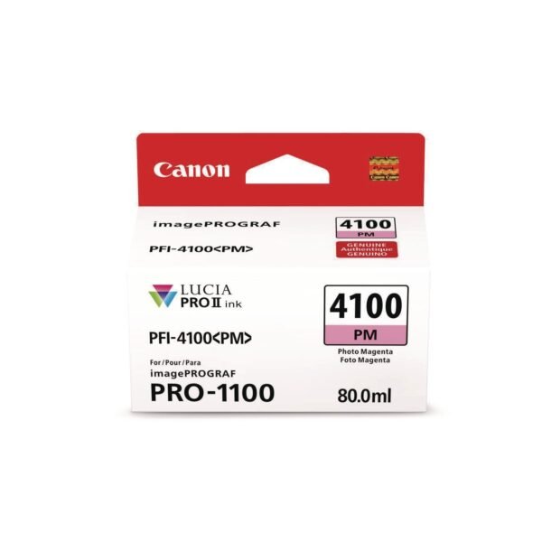 Canon 6782C002AA (PFI-4100) High-Yield Ink, Photo Magenta