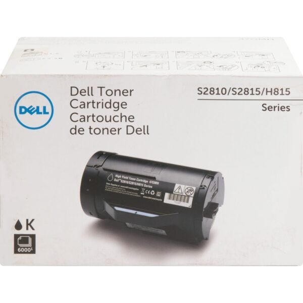 Dell 47GMH High Yield Black Toner Cartridges