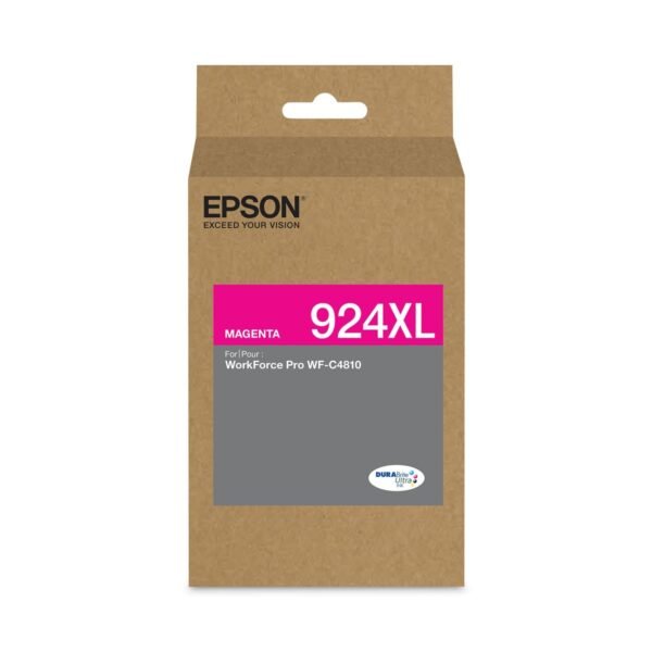 Epson DURABrite Ultra 924XL High-Yield Ink, Magenta (T924XL320) | OfficeCrave.com