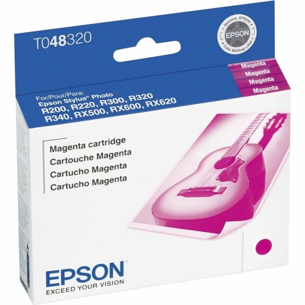 Epson T0483 Original Ink Cartridge Inkjet - Magenta - 1 Each (T048320S)