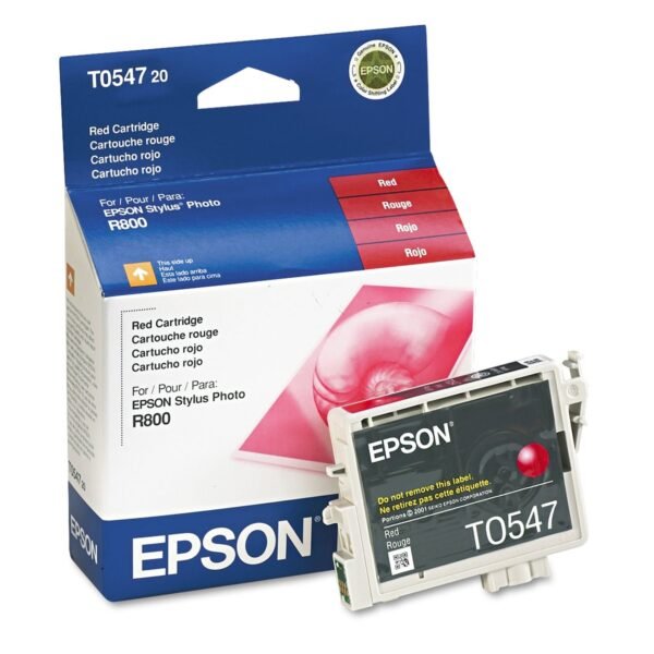Epson T054720 (54) Ink, 400 Page-Yield, Red | OfficeCrave.com
