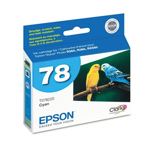 Epson T078220-S (78) Claria Ink, 430 Page-Yield, Cyan | OfficeCrave.com