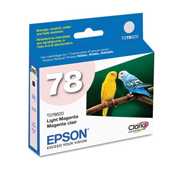 Epson T078620-S (78) Claria Ink, 430 Page-Yield, Light Magenta | OfficeCrave.com