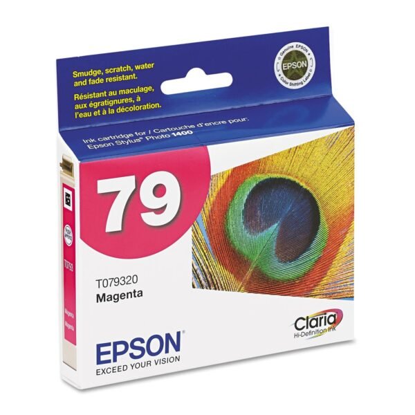 Epson T079320 (79) Claria High-Yield Ink, 810 Page-Yield, Magenta | OfficeCrave.com