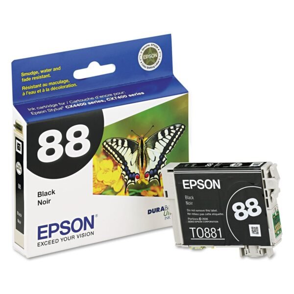 Epson T088120-S (88) Ink, Black | OfficeCrave.com