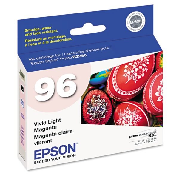 Epson T096620 (96) Ink, 450 Page-Yield, Light Magenta | OfficeCrave.com