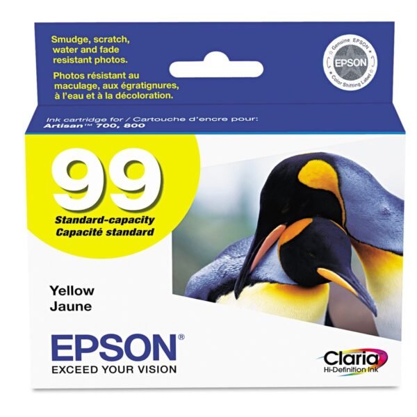 Epson T099420-S (99) Claria Ink, 450 Page-Yield, Yellow | OfficeCrave.com