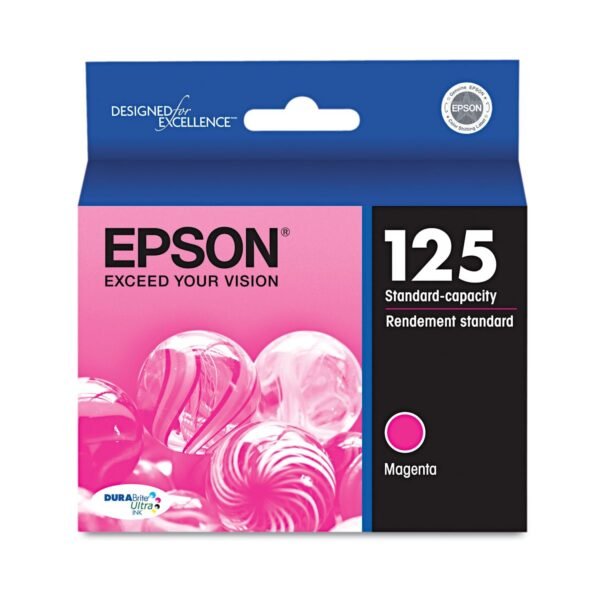 Epson T125320-S (125) DURABrite Ultra Ink, Magenta | OfficeCrave.com
