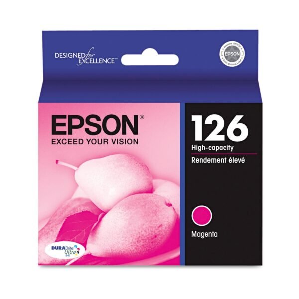 Epson T126320-S (126) DURABrite Ultra High-Yield Ink, Magenta | OfficeCrave.com